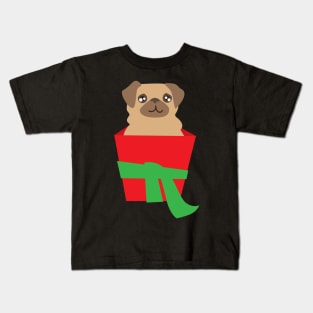 Christmas dog Kids T-Shirt